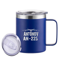 Thumbnail for Antonov AN-225 & Plane Designed Stainless Steel Laser Engraved Mugs