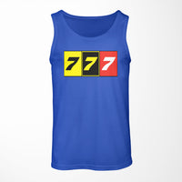 Thumbnail for Flat Colourful 777 Designed Tank Tops
