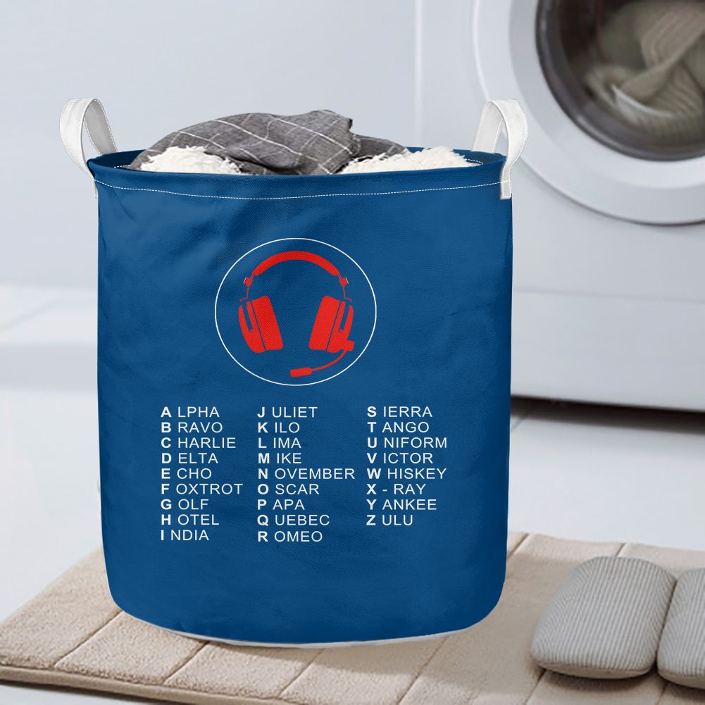 Aviation Alphabet Laundry Basket - view 2