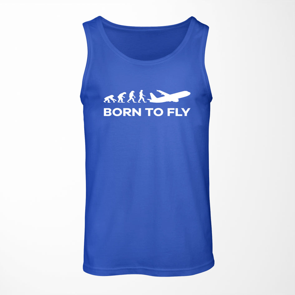 Born To Fly Designed Tank Tops