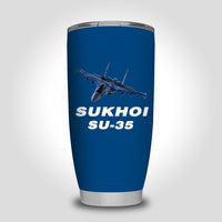 Thumbnail for The Sukhoi SU-35 Designed Tumbler Travel Mugs