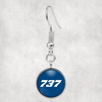 Thumbnail for 737 Flat Text Designed Earrings