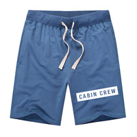 Thumbnail for Cabin Crew Text Designed Cotton Shorts