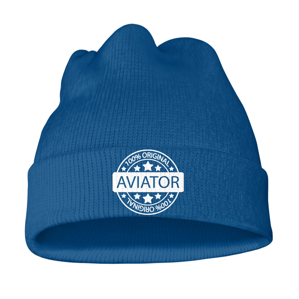 %100 Original Aviator Knit 3D Beanies
