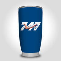 Thumbnail for Super Boeing 747 Intercontinental Designed Tumbler Travel Mugs