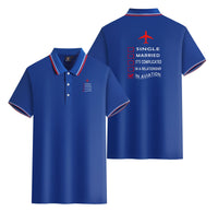 Thumbnail for In Aviation Designed Stylish Polo T-Shirts (Double-Side)