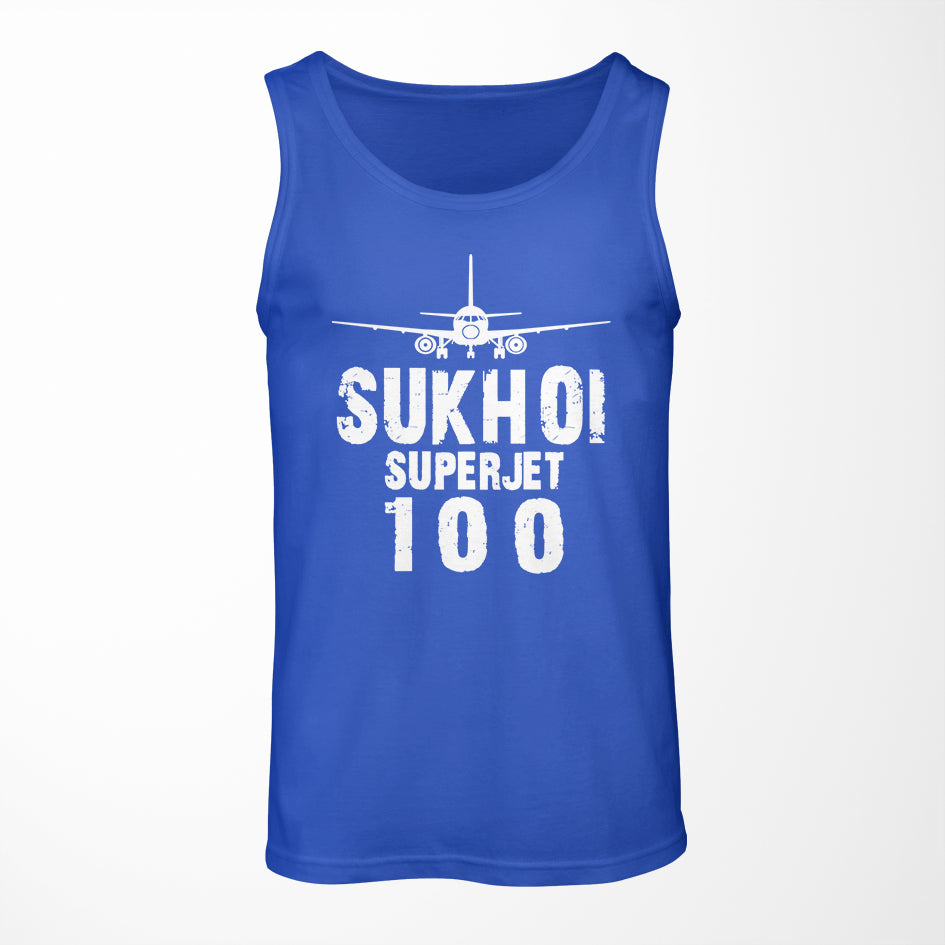 Sukhoi Superjet 100 & Plane Designed Tank Tops