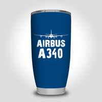 Thumbnail for Airbus A340 & Plane Designed Tumbler Travel Mugs