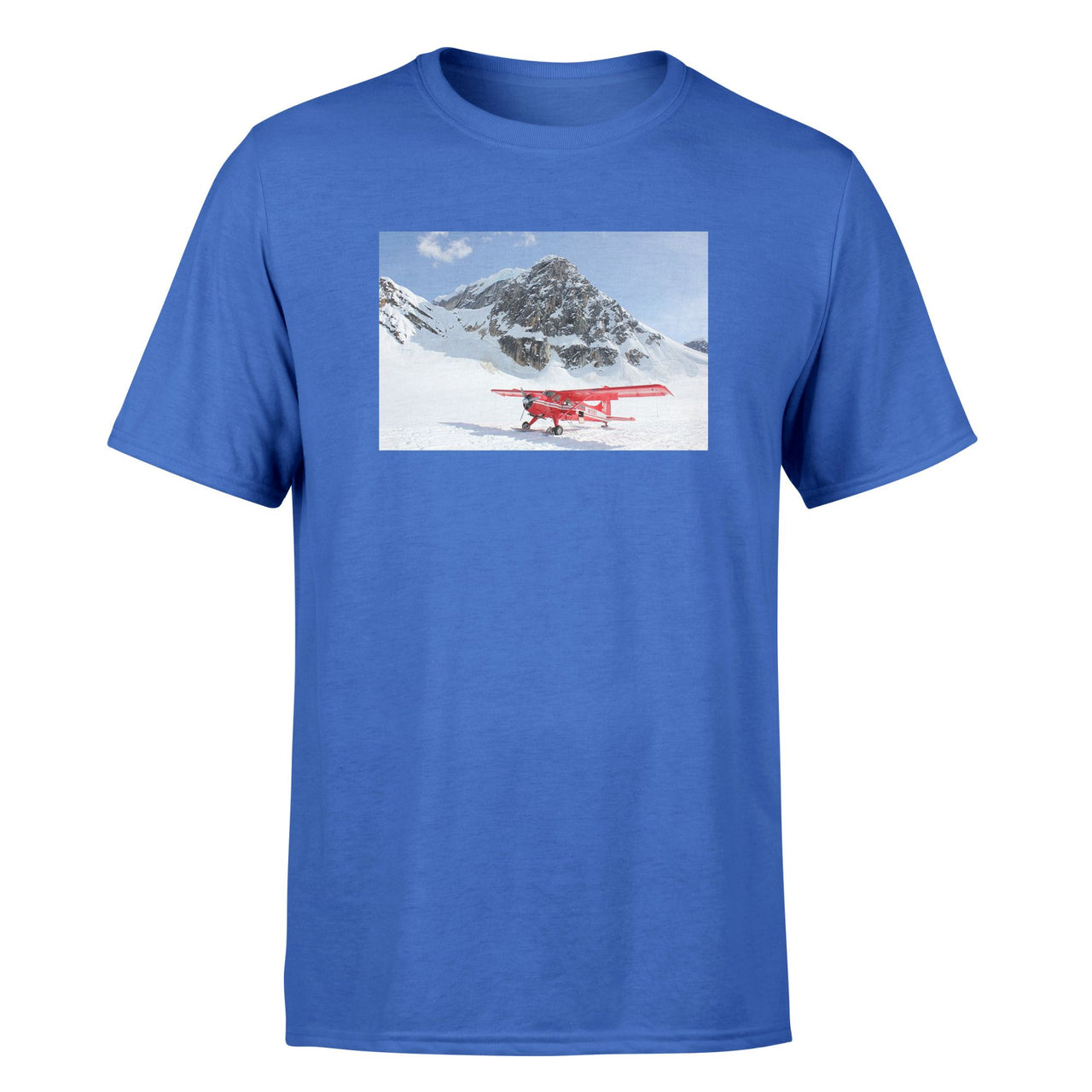 Amazing Snow Airplane Designed T-Shirts