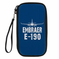 Thumbnail for Embraer E-190 & Plane Designed Travel Cases & Wallets