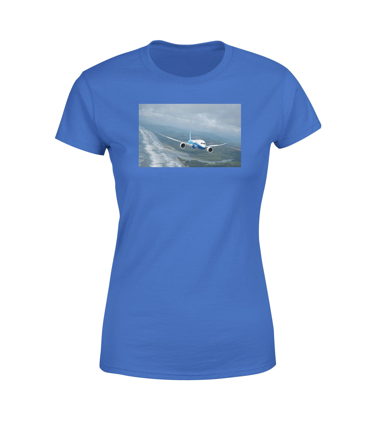 Cruising Boeing 787 Designed Women T-Shirts
