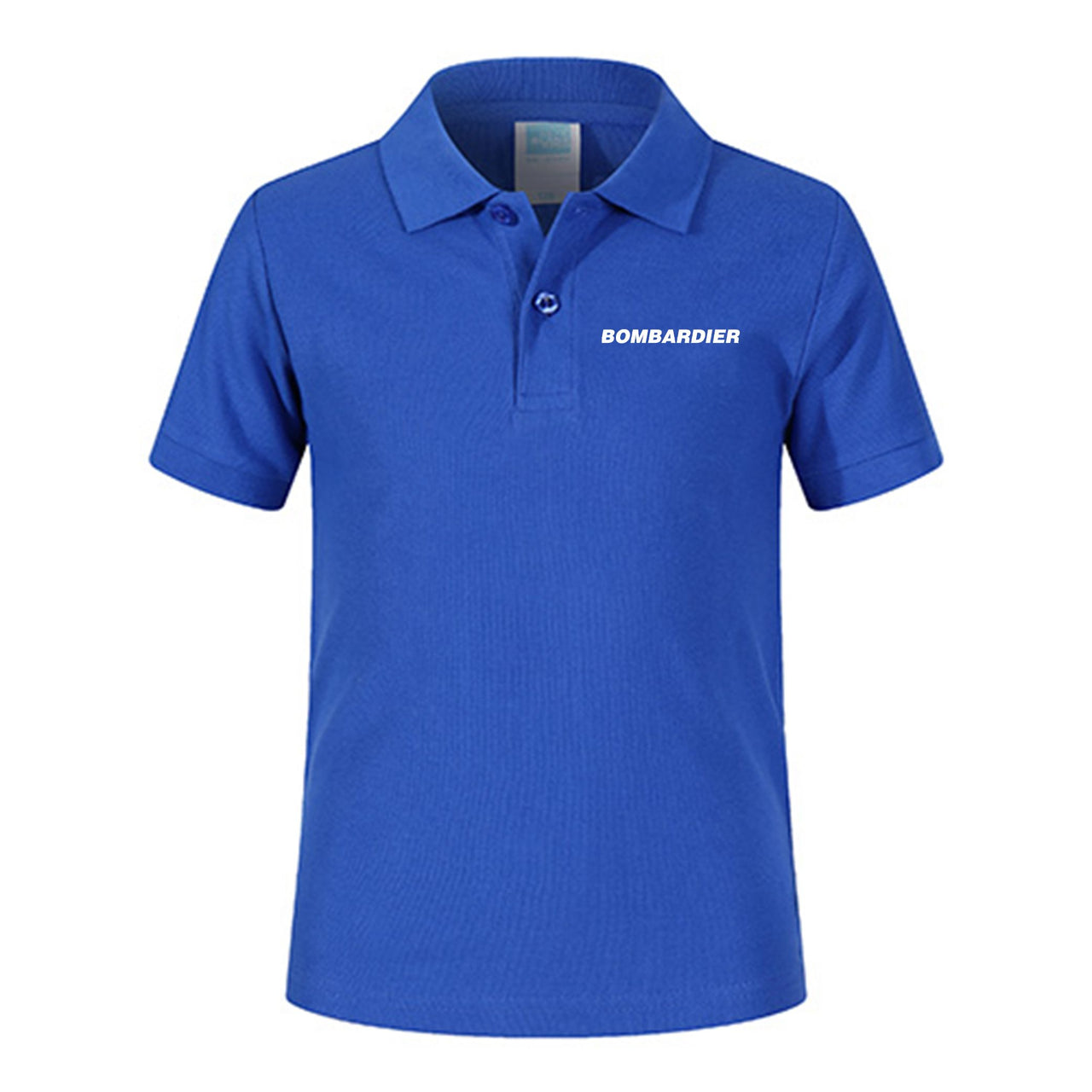 Bombardier & Text Designed Children Polo T-Shirts