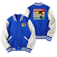 Thumbnail for Husband & Dad & Aircraft Mechanic & Legend Designed Baseball Style Jackets