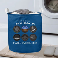 Thumbnail for The Only Six Pack I Will Ever Need Designed Laundry Baskets