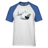 Thumbnail for Antonov 225 Mouth Designed Raglan T-Shirts