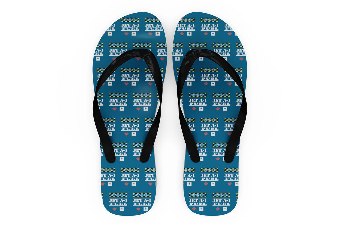 Jet Fuel Only Designed Slippers (Flip Flops)