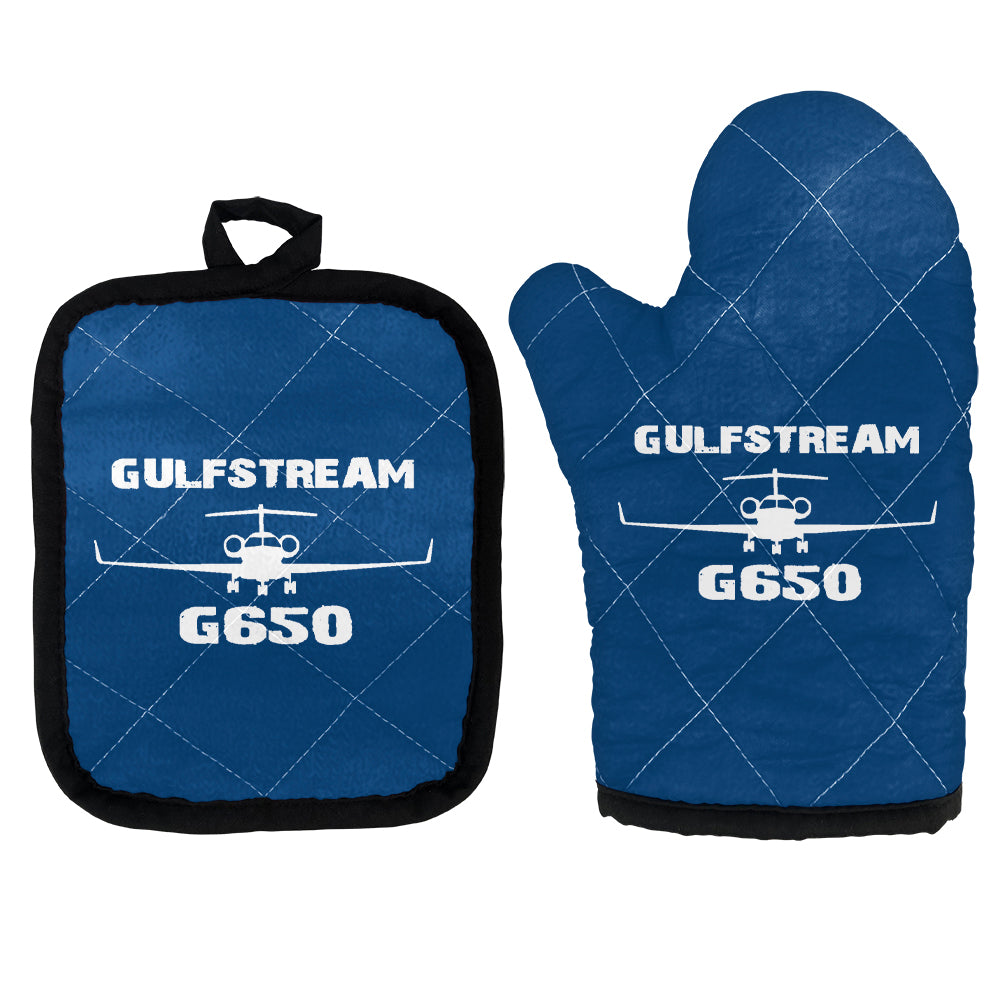 Gulfstream G650 & Plane Designed Kitchen Glove & Holder