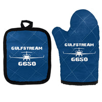 Thumbnail for Gulfstream G650 & Plane Designed Kitchen Glove & Holder