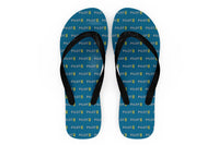 Thumbnail for Pilot & Stripes (2 Lines) Designed Slippers (Flip Flops)