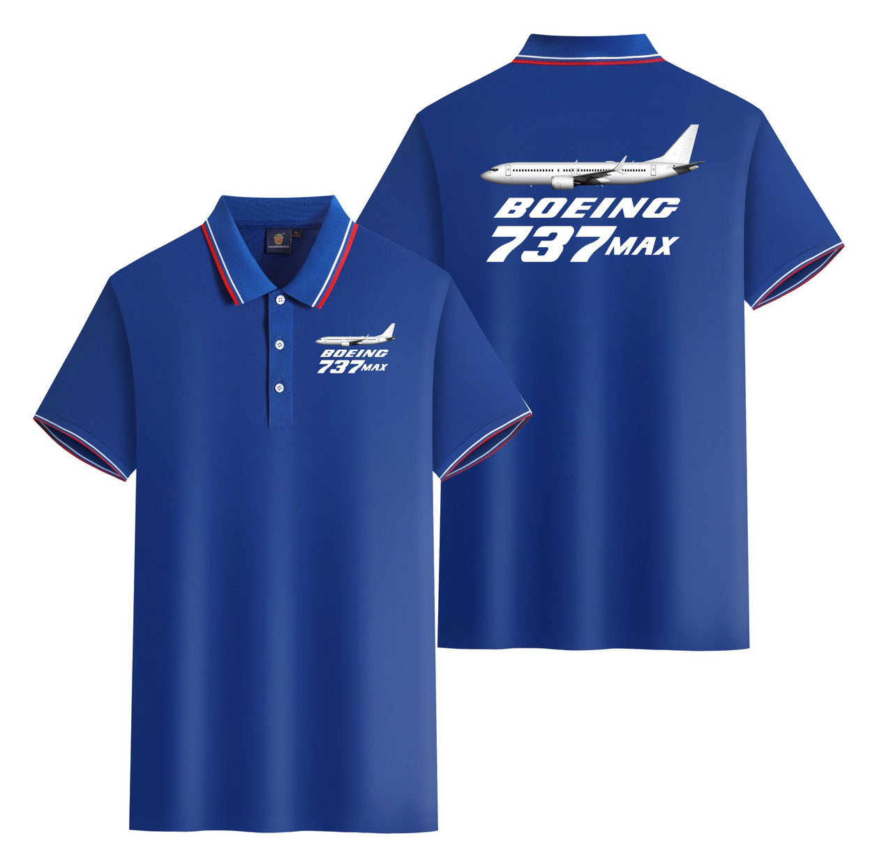 The Boeing 737Max Designed Stylish Polo T-Shirts (Double-Side)
