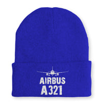 Thumbnail for Airbus A321 & Plane Embroidered Beanies