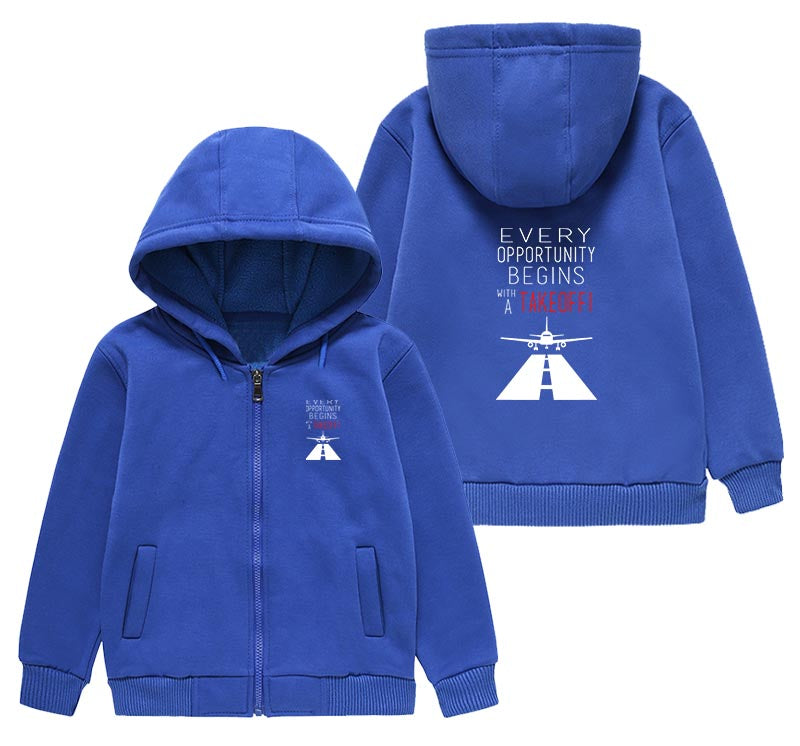 Every Opportunity Designed "CHILDREN" Zipped Hoodies
