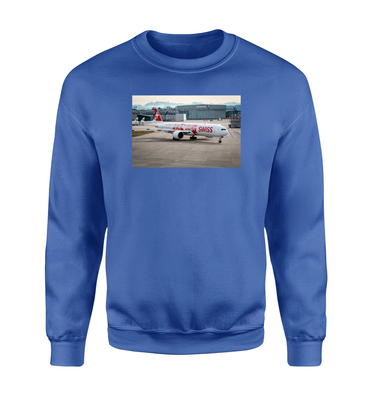 Boeing 777 Swiss Foto Designed Sweatshirts