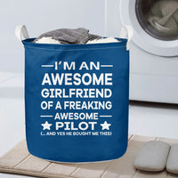 Thumbnail for I am an Awesome Girlfriend Laundry Basket - view 2