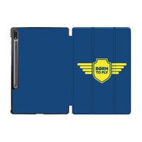 Thumbnail for Born To Fly & Badge Designed Samsung Tablet Cases