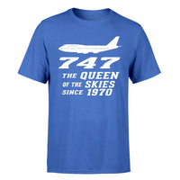 Thumbnail for Boeing 747 - Queen of the Skies (2) Designed T-Shirts