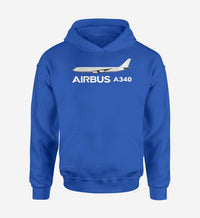 Thumbnail for The Airbus A340 Designed Hoodies