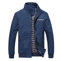 Thumbnail for Gulfstream & Text Designed Stylish Jackets