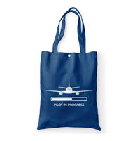 Thumbnail for Pilot In Progress Designed Tote Bags