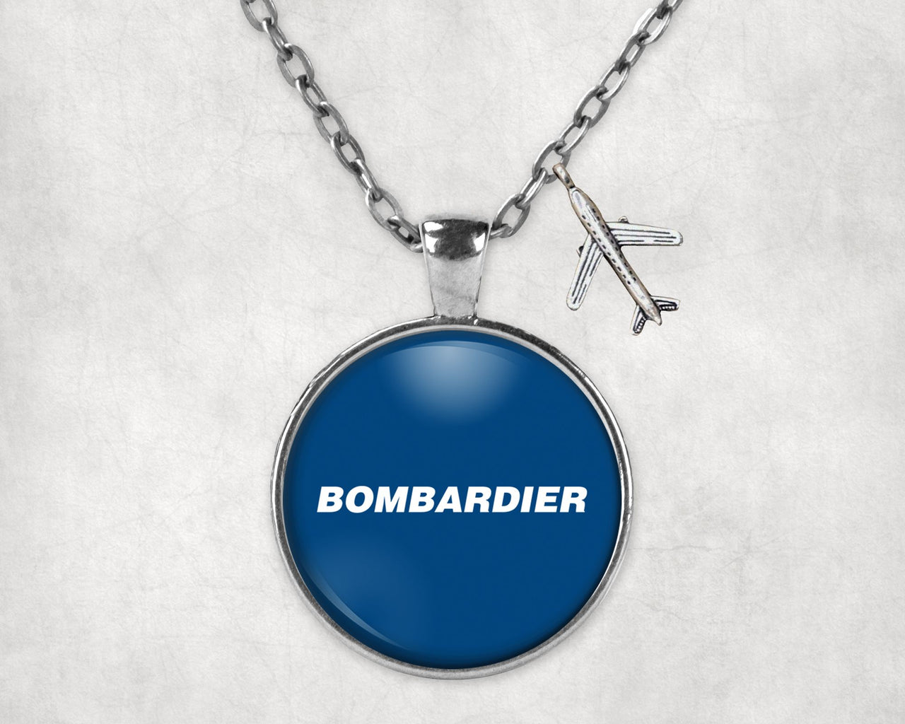 Bombardier & Text Designed Necklaces
