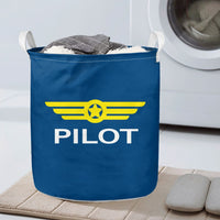 Thumbnail for Pilot & Badge Designed Laundry Baskets