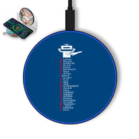 Thumbnail for Aviation Alphabet Designed Wireless Chargers