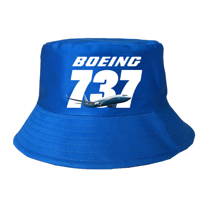 Super Boeing 737+Text Designed Summer & Stylish Hats