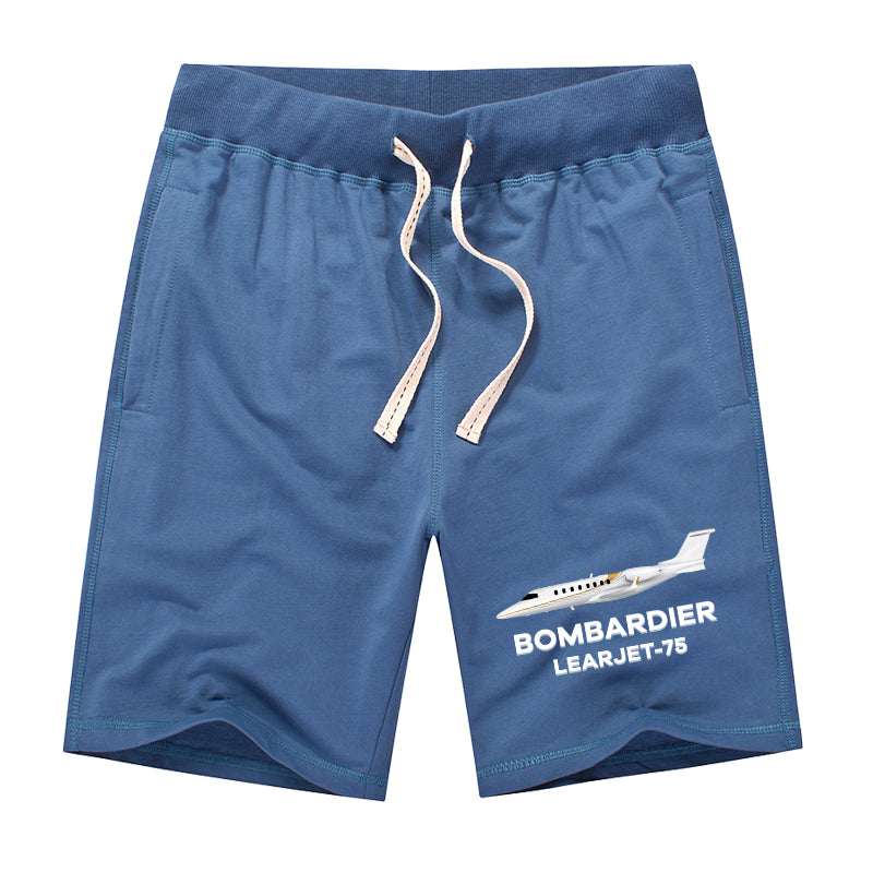 The Bombardier Learjet 75 Designed Cotton Shorts