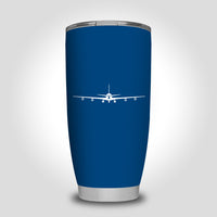 Thumbnail for Boeing 707 Silhouette Designed Tumbler Travel Mugs