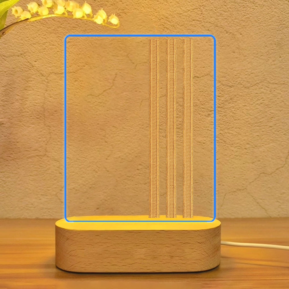 Special Pilot Epaulettes 3 Lines Designed Night Lamp