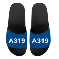 Thumbnail for A319 Flat Text Designed Sport Slippers