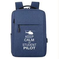 Thumbnail for Student Pilot (Helicopter) Designed Super Travel Bags