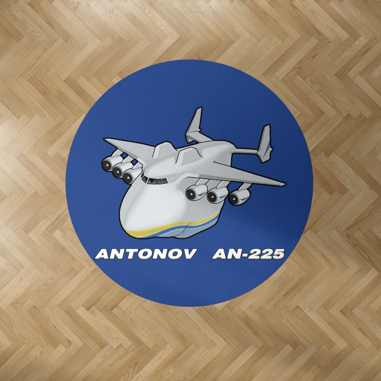 Antonov AN-225 (29) Designed Carpet & Floor Mats (Round)