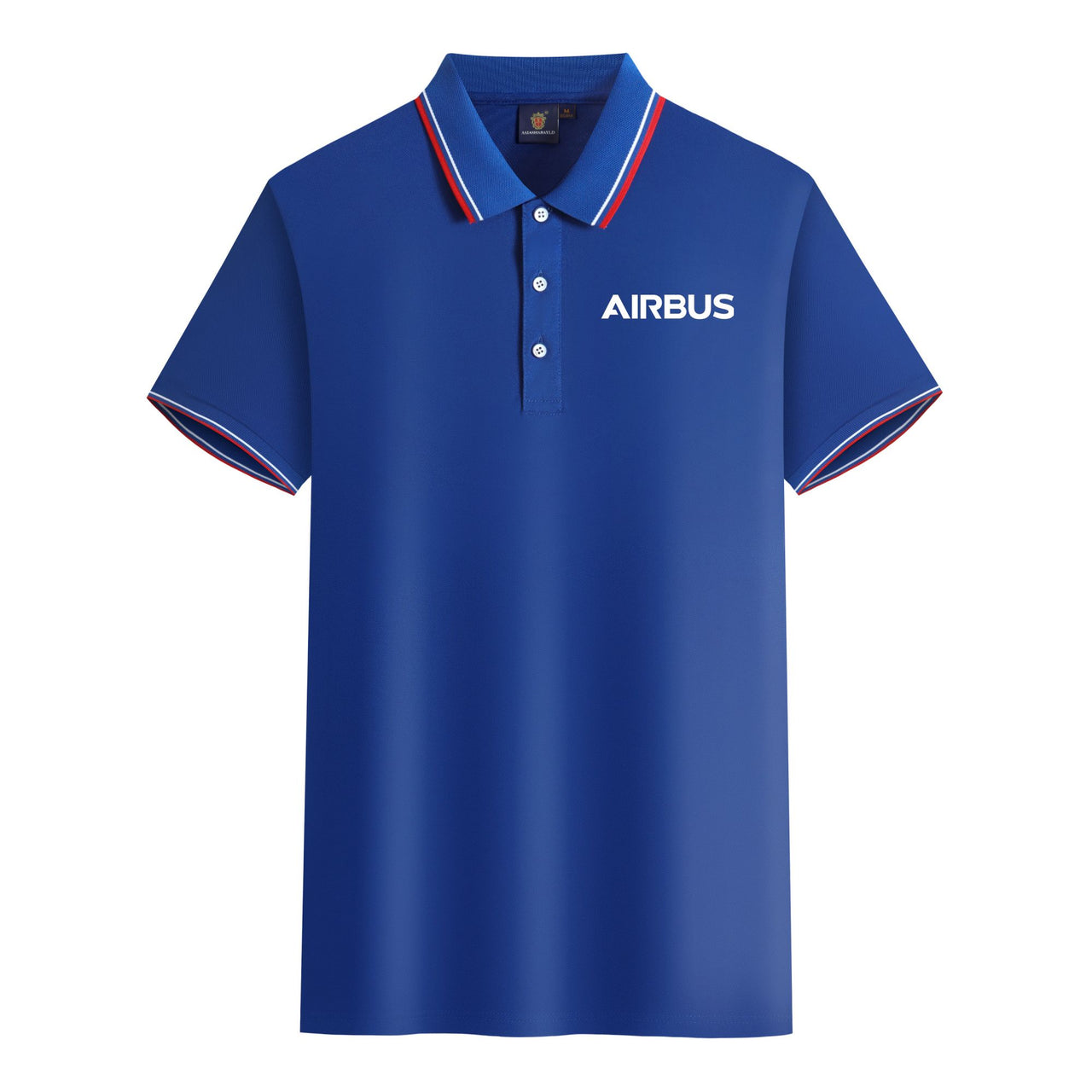 Airbus & Text Designed Stylish Polo T-Shirts