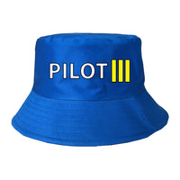 Thumbnail for Pilot & Stripes (3 Lines) Designed Summer & Stylish Hats