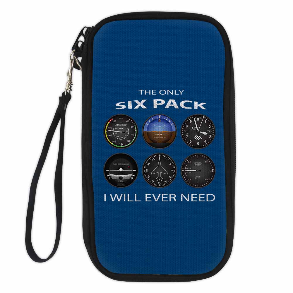 The Only Six Pack I Will Ever Need Designed Travel Cases & Wallets