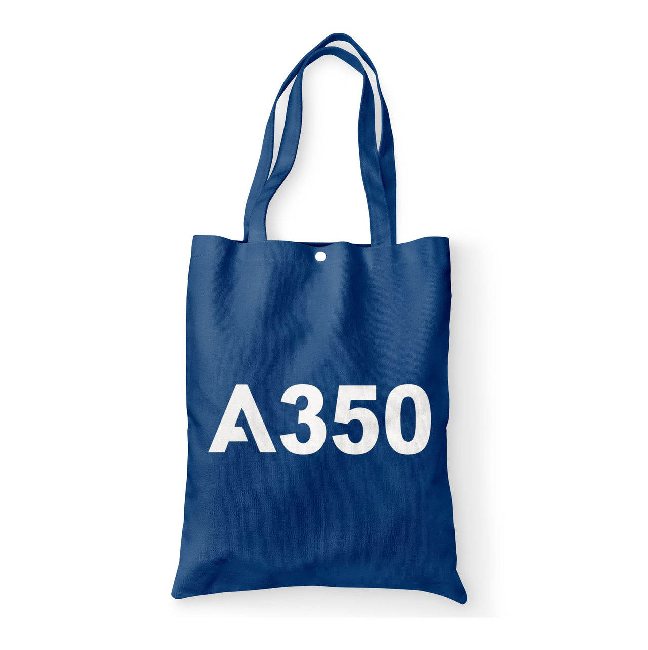 A350 Flat Text Designed Tote Bags