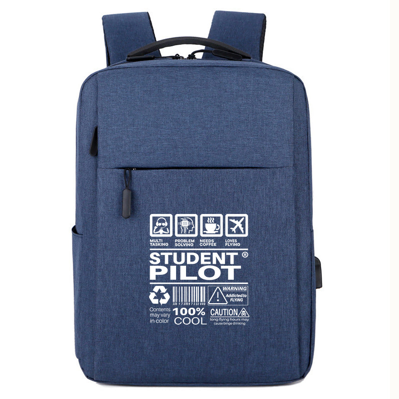 Student Pilot Label Designed Super Travel Bags