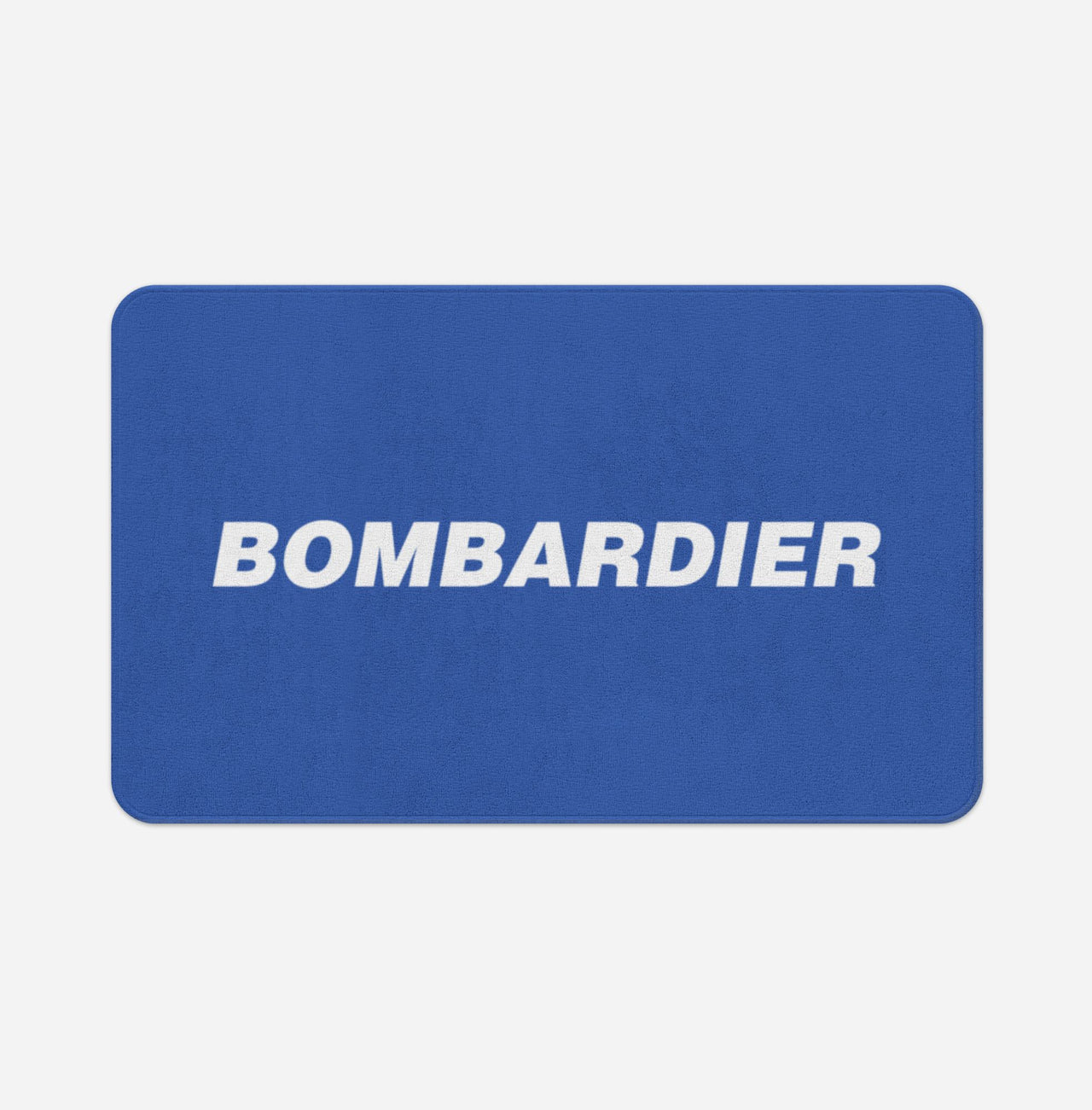 Bombardier & Text Designed Bath Mats