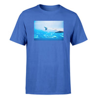 Thumbnail for Outstanding View Through Airplane Wing Designed T-Shirts
